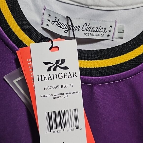 Lil Uzi Vert x Naruto Jersey Urban Hip Hop Anime Large New - Picture 5 of 7